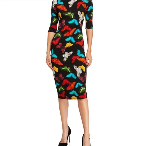 Alice & Olivia Butterfly Dress - Picture 3 of 9